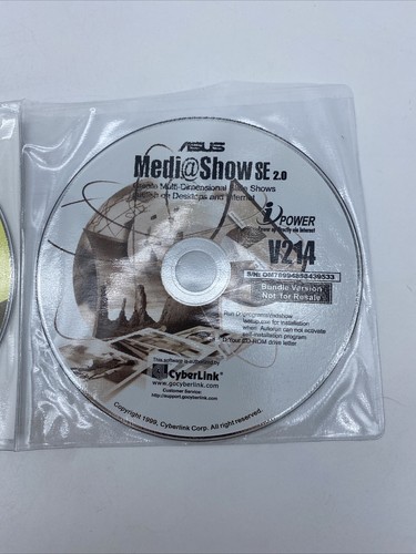 ASUS MULTIMEDIA 3 IN 1 PACK POWER DIRECTOR +MEDIA SHOW + ASUS DVD ORIGINAL - Bild 4 von 6
