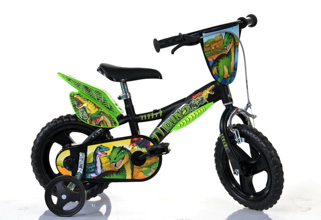 green dinosaur bike