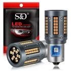 2X Canbus Error Free BAU15S 7507 PY21W 1156PY Amber Led Trun Signal Light Bulbs