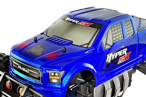 Hobao 1:8 Hyper Brushless Electric Monster Truck X ARTR (no Batt) - Blue - Picture 6 of 12