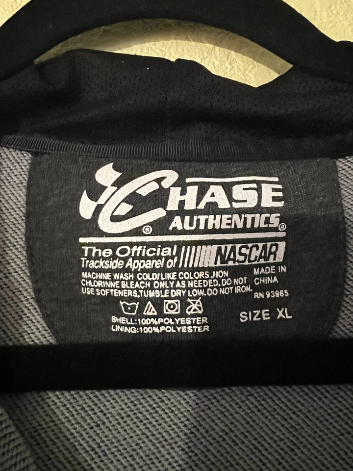Chaqueta con Capucha Chase Auténtica Jimmie Johnson #48 Nascar Cremallera Completa Foto 4 de 4