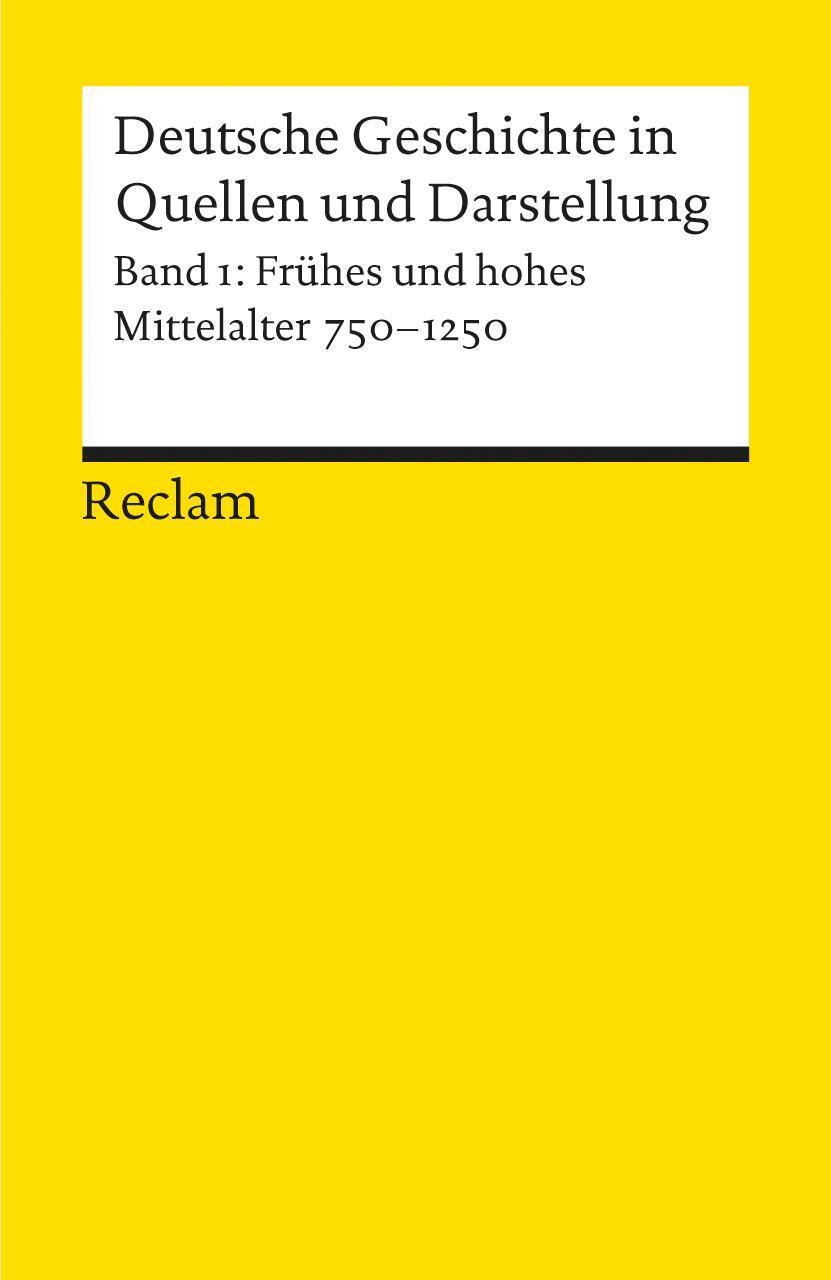 Thumbnail - Deutsche Geschichte 1 In Quellen Und Darstellungen Wilfried Hartmann