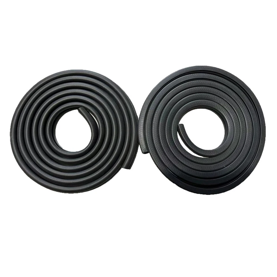 Door Seal Rubber Weatherstrip Pair Set of 2 for Dodge D100 D250 300 Pickup Truck - Image 2 of 4