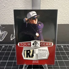 2024 Upper Deck SP Game Used Dual Relic Tour Gear, Logo! , David Duval. 1/5 