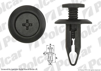 Befestigung Clip Clips für Ford Fiesta VI Focus C-Max I Limo Kombi 1998-2020
