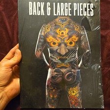 Back  Large Pieces Tattoo Flash Book 250 Pages Art Book New,Unwrapped Condition