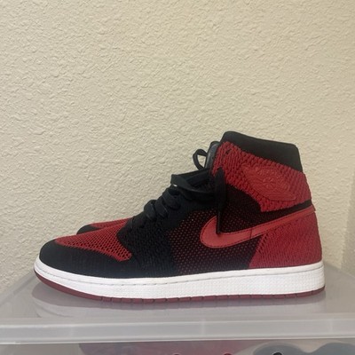 2017 Jordan 1 Retro High OG Flyknit Bred Size 11.5 885176589357| eBay