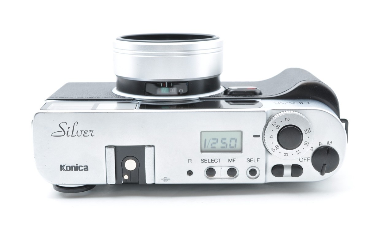 Near Mint Konica Hexar AF Silver 35mm Rangefinder Film Camera From