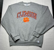 VTG Clemson Tigers Sweatshirt Adult Medium College Sports 90s Russell NCAA