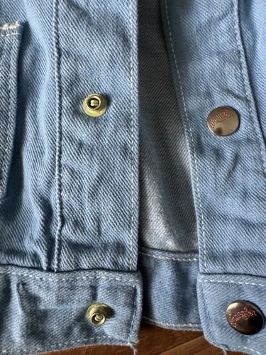 Kid's Vintage Wrangler Blue Bell Denim Jean Jacket Size 5 - Picture 5 of 7