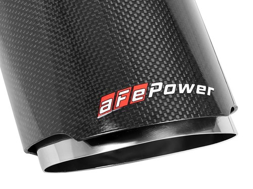 AFE Power Exhaust Tip Carbon Fits Dodge Charger/Hellcat 15-22 V8-6.2L/6.4L - Picture 15 of 16