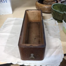 S-1 OLD CAST IRON SINGER TREDDLE SEWING MACHINE WOOD DRAWER PART