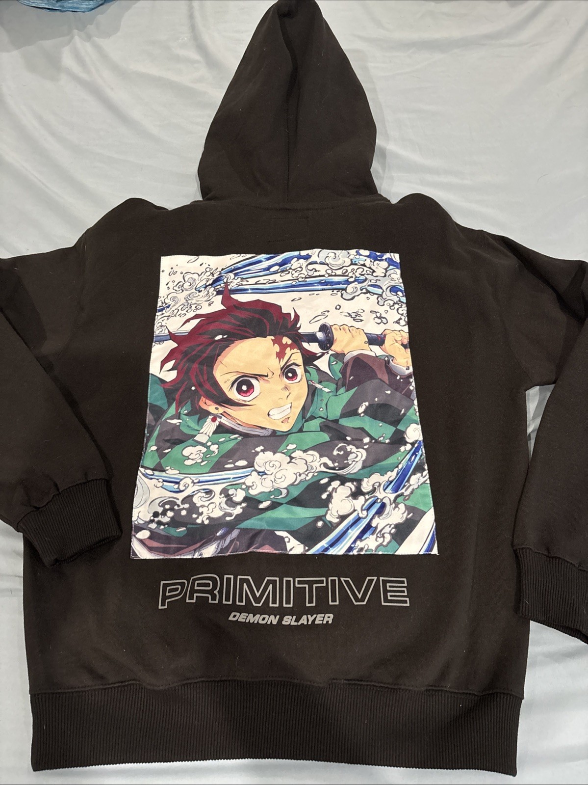 Primitive x Demon Slayer Hoodie Size Medium Black Pre Owned