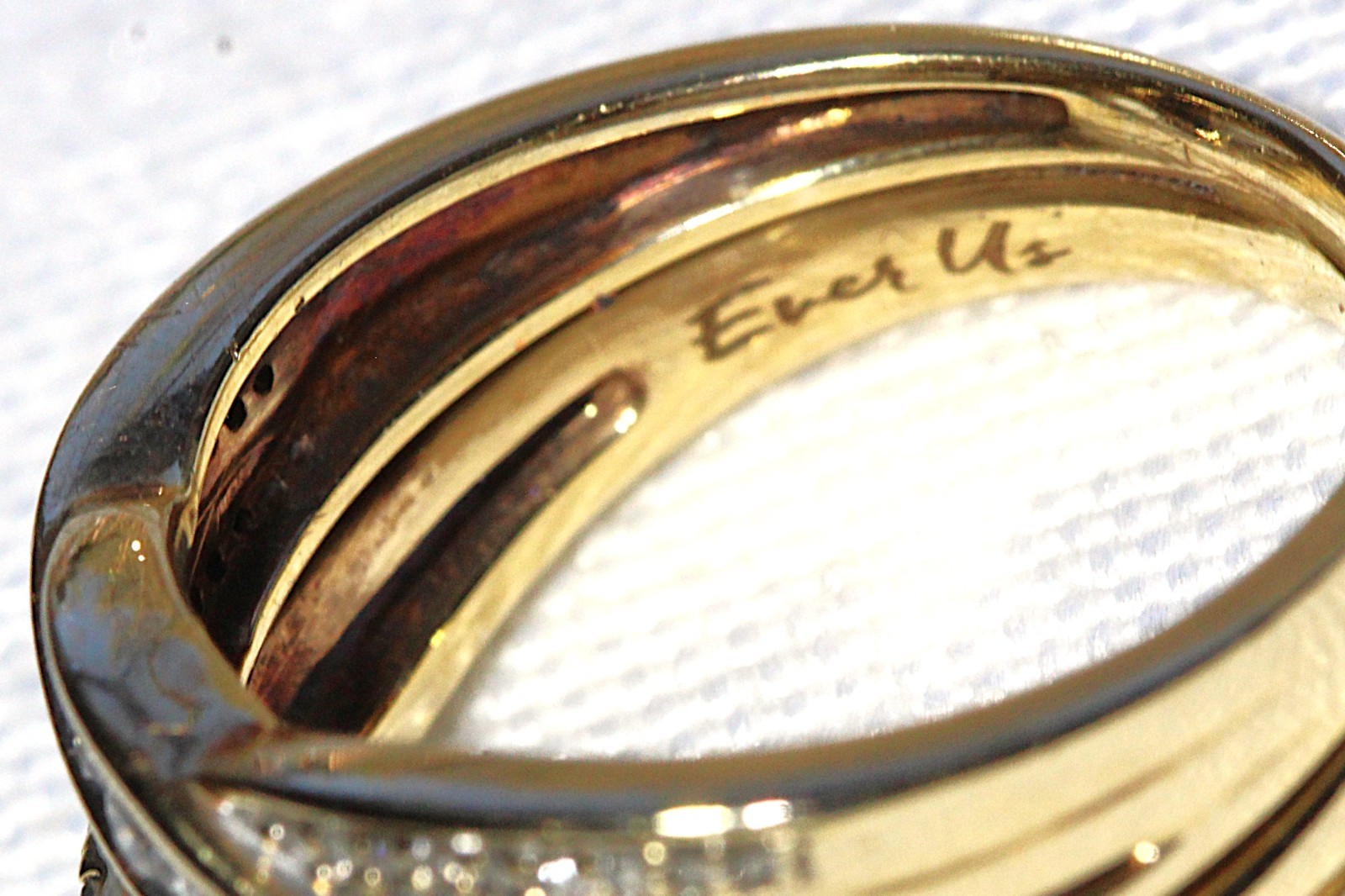 EVER US Two-Stone Ring Round Brilliant Natural Di… - image 5