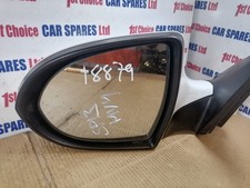 KIA Sportage ESTATE 5DR MK3 2013 PASSENGER SIDE WHITE WING MIRROR E13027477