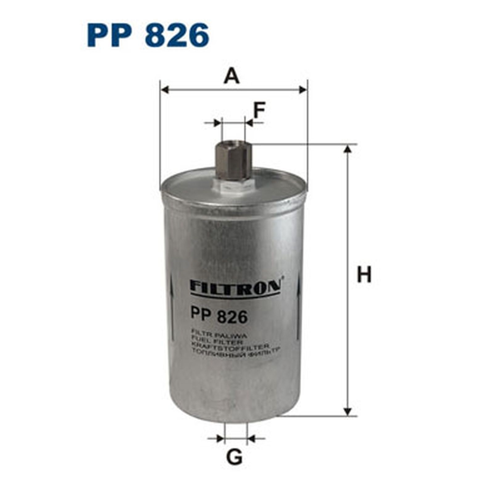 ORIGINAL® Filtron Kraftstofffilter für VW PASSAT B3/B4 Variant PASSAT B2
