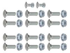 1966-67 Fairlane Bumper Bolt Kit Front-rear 1967 Ranchero 28 Pieces New