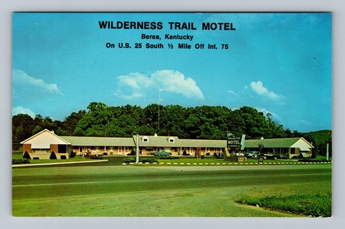 Berea KY-Kentucky Wilderness Trail Motel Vintage Postcard Standard