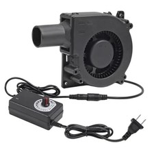 120mm 12V BBQ Blower Fan ,120mm x 32mm Dual Ball Blower Fan 12V with 110v -