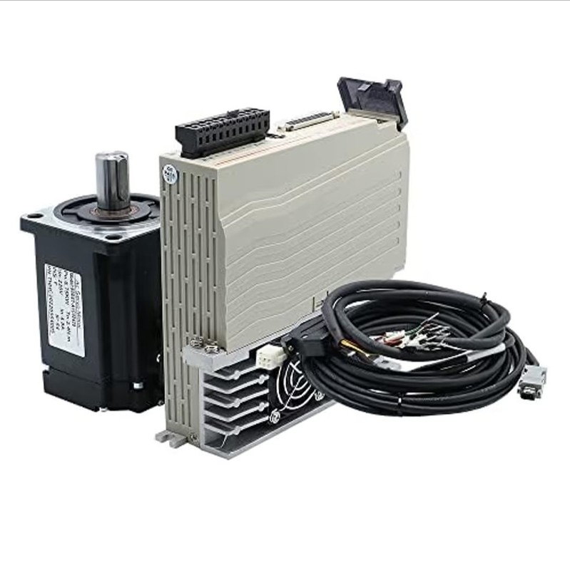 AC Servo Motor 400W with 17-bit Absolute Encoder 220V 3000-6000RPM Flange 60mm