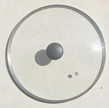 Glass Lid with Vent Stainless Steel Rim for P...