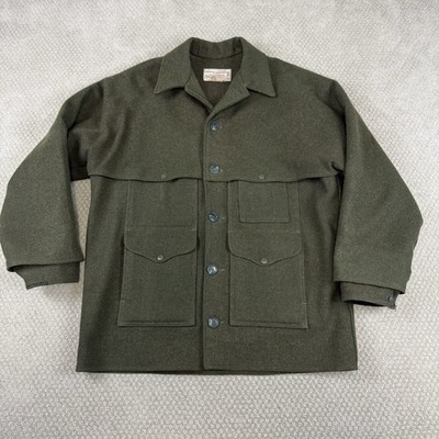 READ Vtg Filson Style 83 Double Mackinaw Cruiser Men s Sz 48 Coat Jacket Wool