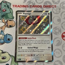 Flamigo 211/091 Shiny Rare Paldean Fates