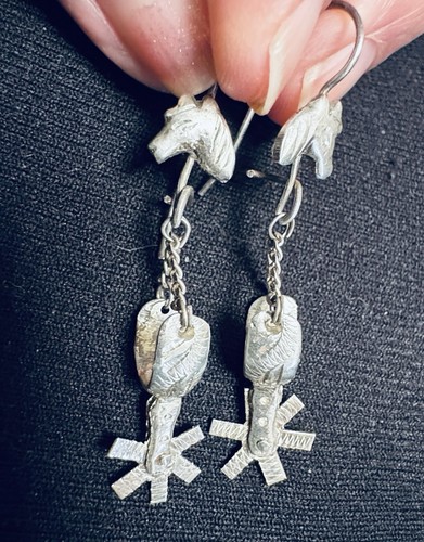 URONE Orecchini Da Cowgirl In Argento Sterling 925 Con Cappello E Turchese – Regalo In Confezione Elegante