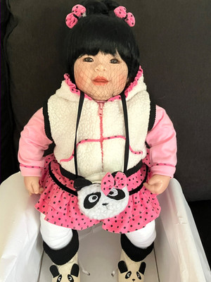 Adora Doll 19'' Charisma Brand PANDA FUN Cloth Body and 3/4 Limbs CATALOG+COA+BOX