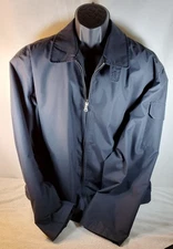 Hathaway XL  Casual Jacket/ Windbreaker Jacket Full Zip Navy Blue