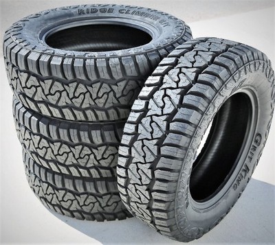4 Tires Grit King Ridge Climber R/T LT 37X13.50R20 Load F 12 Ply Rugged Terrain