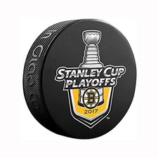 2017 Stanley Cup Playoffs Boston Bruins Team Logo Official NHL Hockey Puck