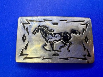 Horse belt buckle running  1231 Running Horse 1 main image 4