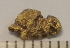 XXL Goldnugget 6 mm Naturgold aus Kanada Yukon Gold Barren Zertifikat 359