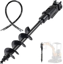 Hydraulischer Erdbohrer 150/200/300mm Durchmesser für Minibagger Deutsches Lager