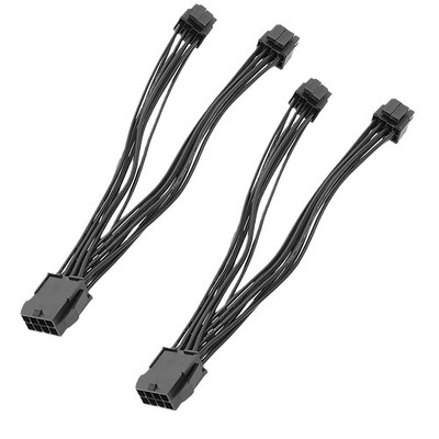 20cm GPU YKabel PCIe 8 Pin auf 2x 8Pin 6+2 Splitter Adapter Stecker, 18AWG Gr...