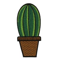 AufnäHer Kaktus 03 Patch BüGelbild Abzeichen AufbüGler Applikation