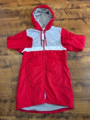 TYR Women's Alliance Podium Parka RED Size Medium