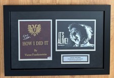 Gene Wilder Signed Young Frankenstein Framed Replica Movie Prop PSA/DNA COA