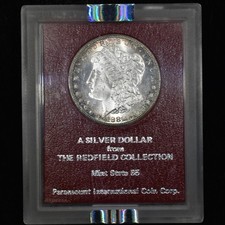 1881-S $1 MORGAN SILVER DOLLAR ✪ REDFIELD HOARD ✪ NGC MS-64 COLLECTION PARAMOUNT