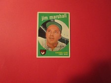 1959   TOPPS#153 JIM MARSHALL  CUBS      EXMT