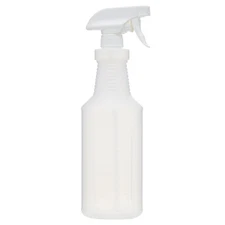 Bottle Crew 32 Ounce All Plastic Empty Spray Bottle, 12 Pack