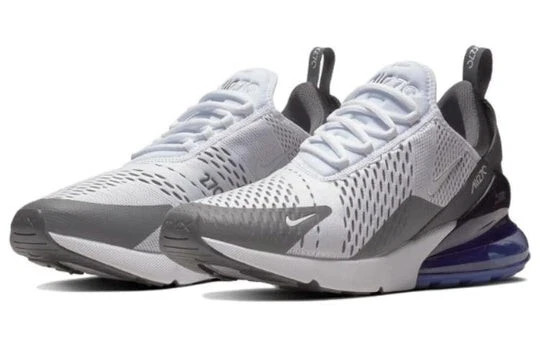 Air Max 270 Men's Size 9 White/White-Persian Violet AH8050-107