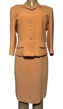 Bob Mackie STUDIO Size 8 Melon Two Piece Dress And Jacket