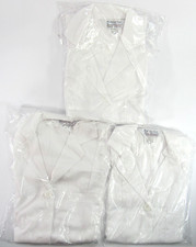  Qty 3 Fashion Seal - Ladies Fashion Lab Coats - 444 - 2XS - 3 Pockets - White