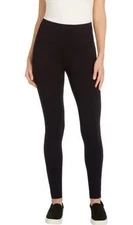 Max & Mia High Waist Black French Terry legging Women’s Size Small Soft Stretch.