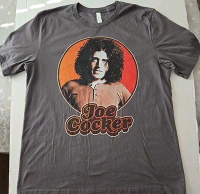 Retro Joe Cocker Tribute T-Shirt. SIZE XL