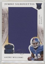 2014 Panini Crown Royale Jumbo Silhouettes 18/99 Andre Williams #JS-AW v7d