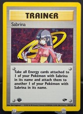 Pokemon Sabrina #20/132 English Gym Challenge 1st Edition WOTC Holo Rare on eBay