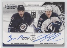 2013 Panini Playoff Contenders 23/50 Zach Redmond Jacob Trouba #CD-RT Auto 1b6